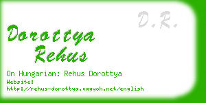 dorottya rehus business card